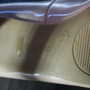 Bamboo Size 9 Nude Color Heels